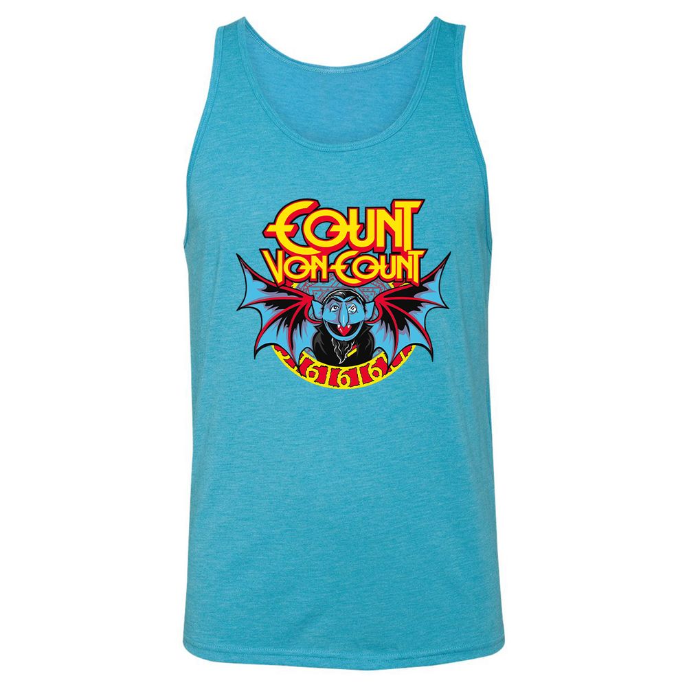Unisex Jersey Tank - SEVLQLF4 - Aqua Triblend - 3