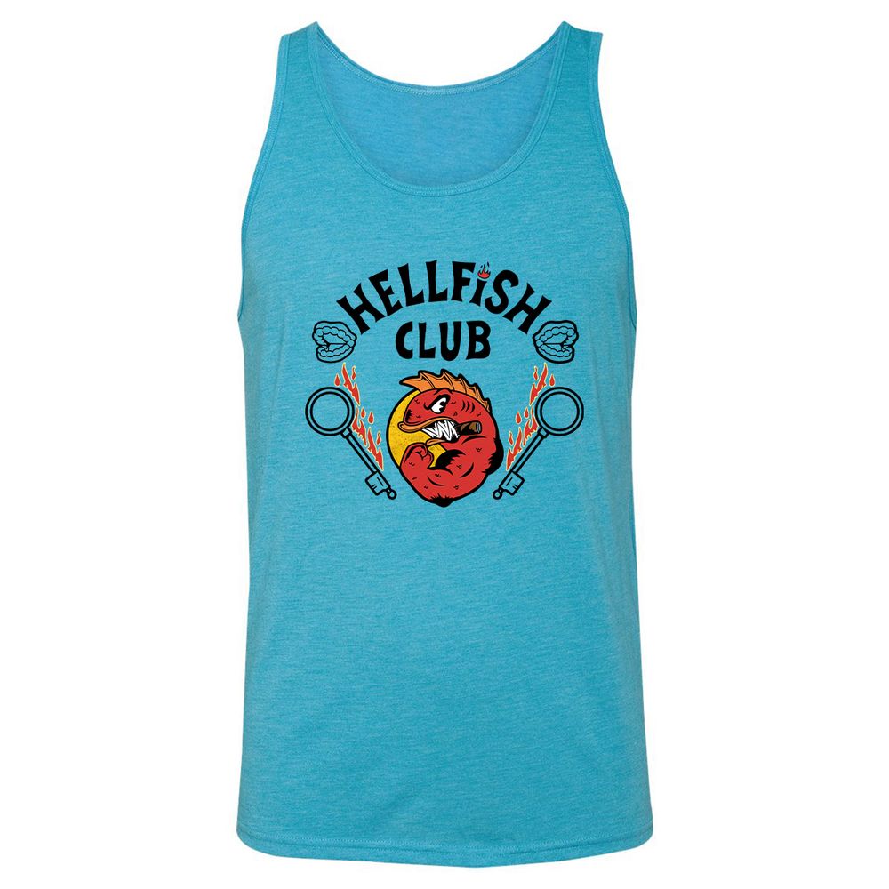 Unisex Jersey Tank - 1TVCC1R3 - Aqua Triblend - 3