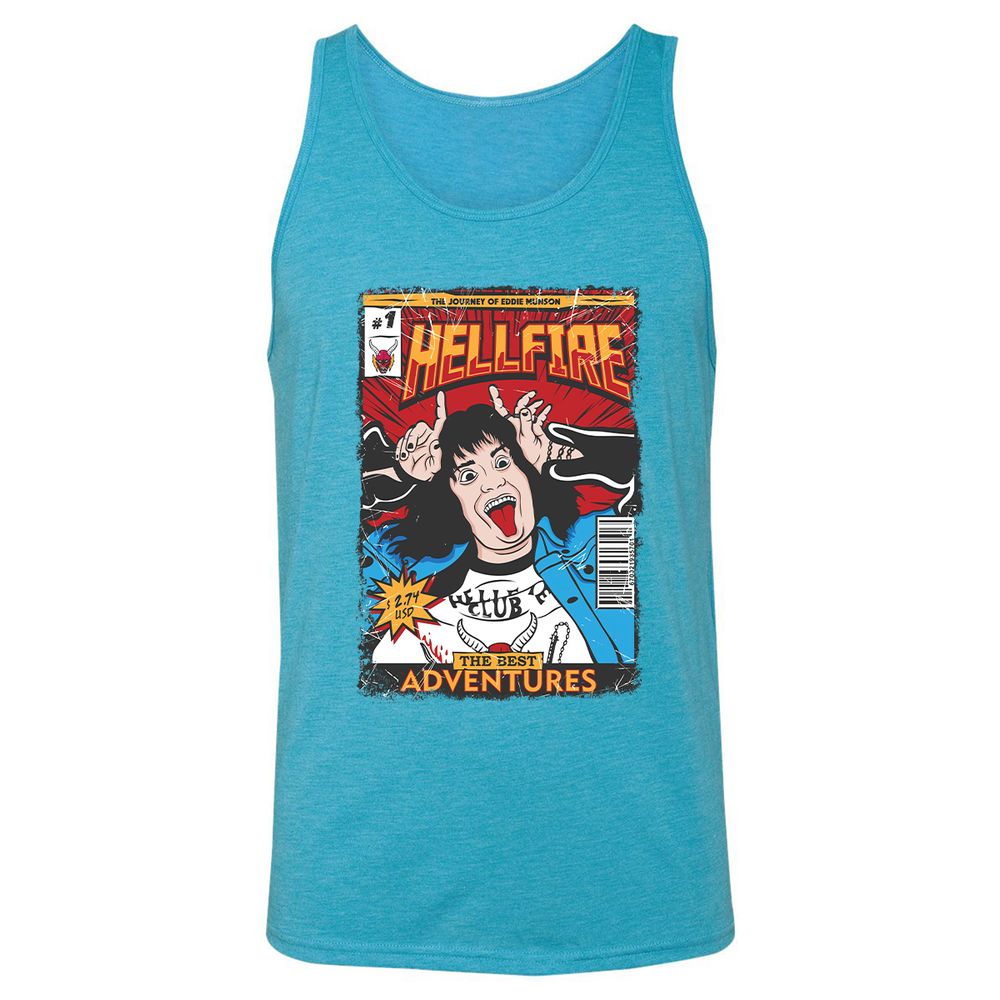 Unisex Jersey Tank - S7UYC2LR - Aqua Triblend - 3