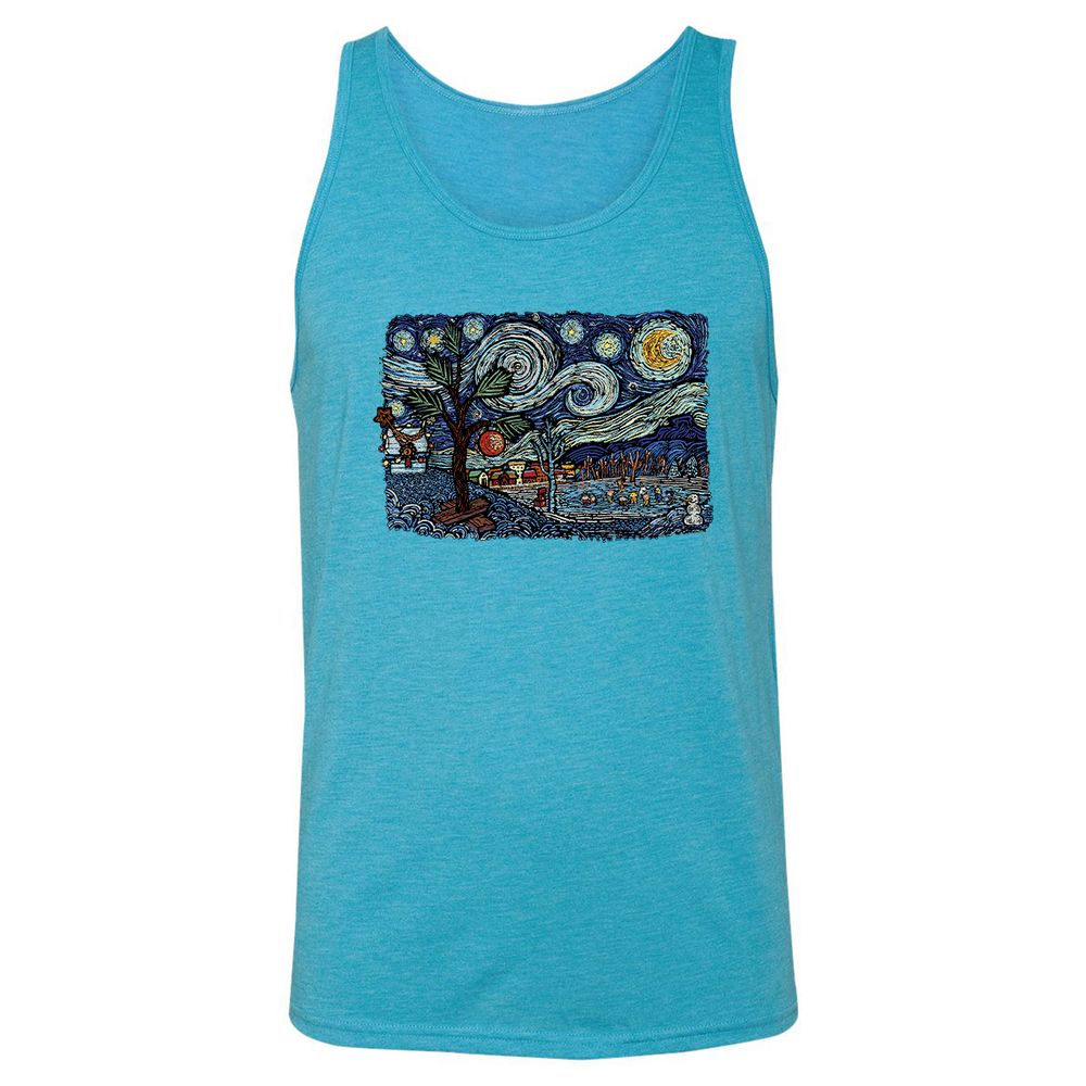 Unisex Jersey Tank - D95GHEHF - Aqua Triblend - 3