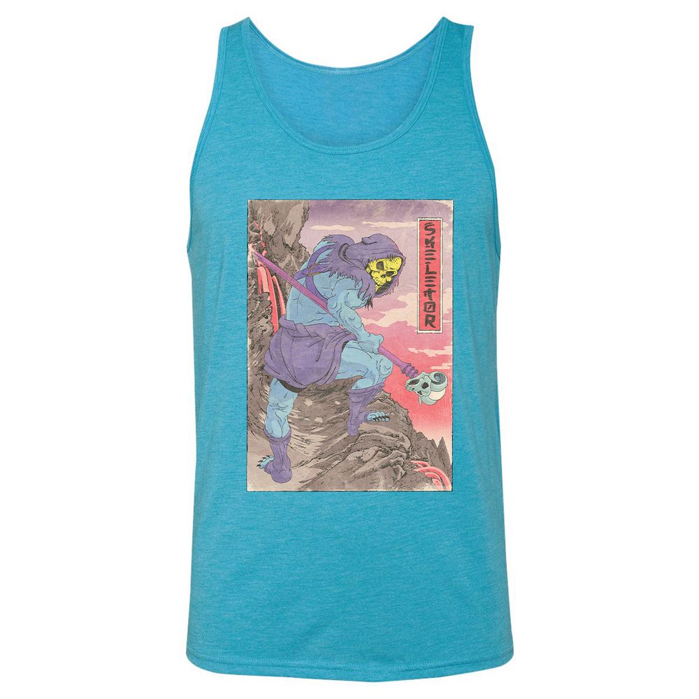 Unisex Jersey Tank - 8MRMPE5B - Aqua Triblend - 3