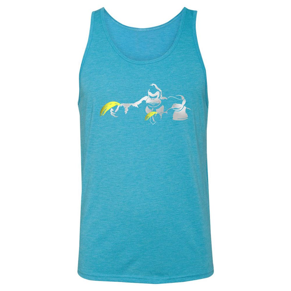 Unisex Jersey Tank - 94FBREHW - Aqua Triblend - 3