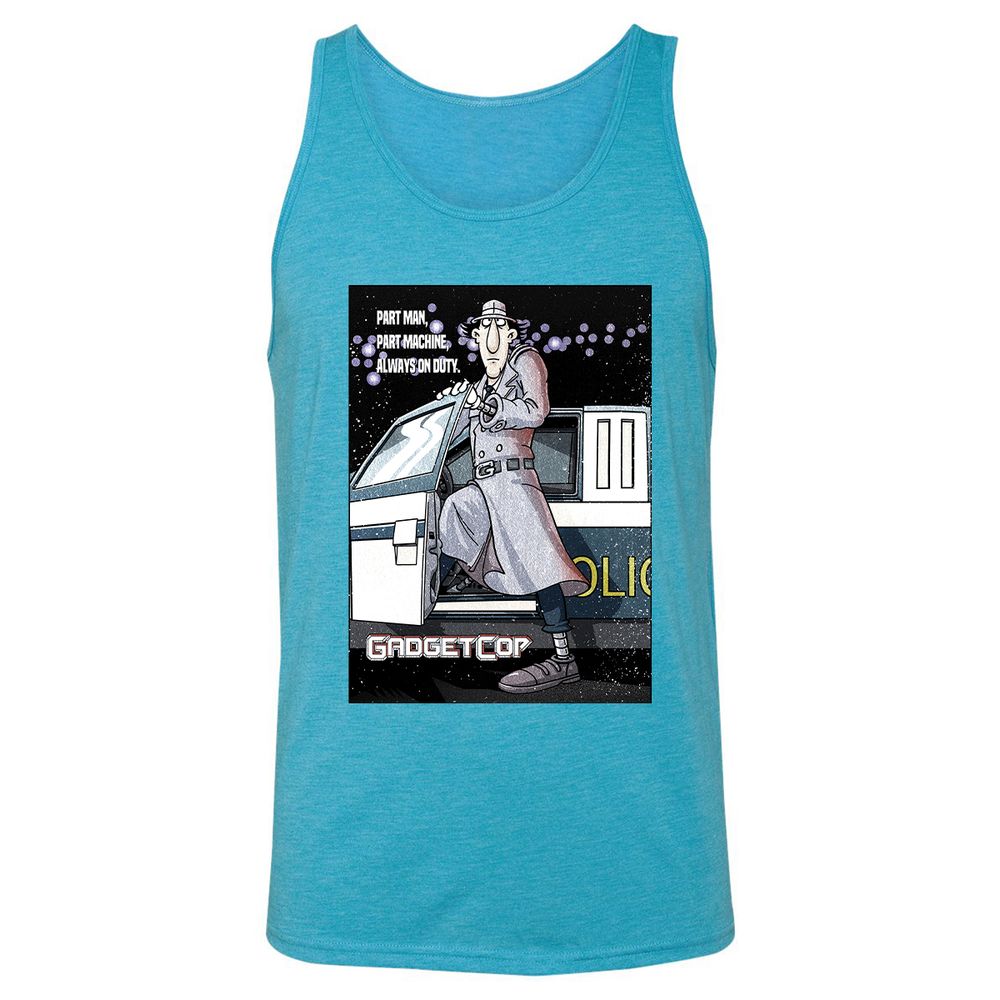 Unisex Jersey Tank - RKYPPQCK - Aqua Triblend - 3