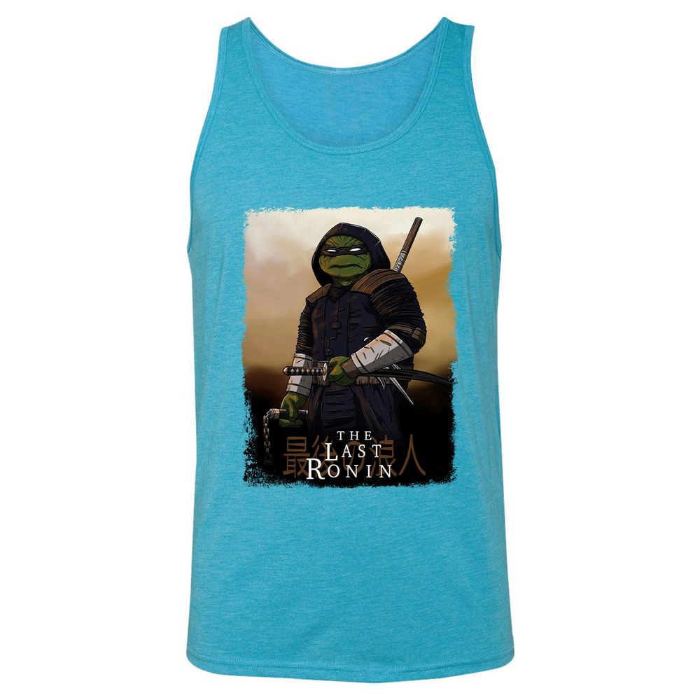 Unisex Jersey Tank - Y88UZ1HX - Aqua Triblend - 3