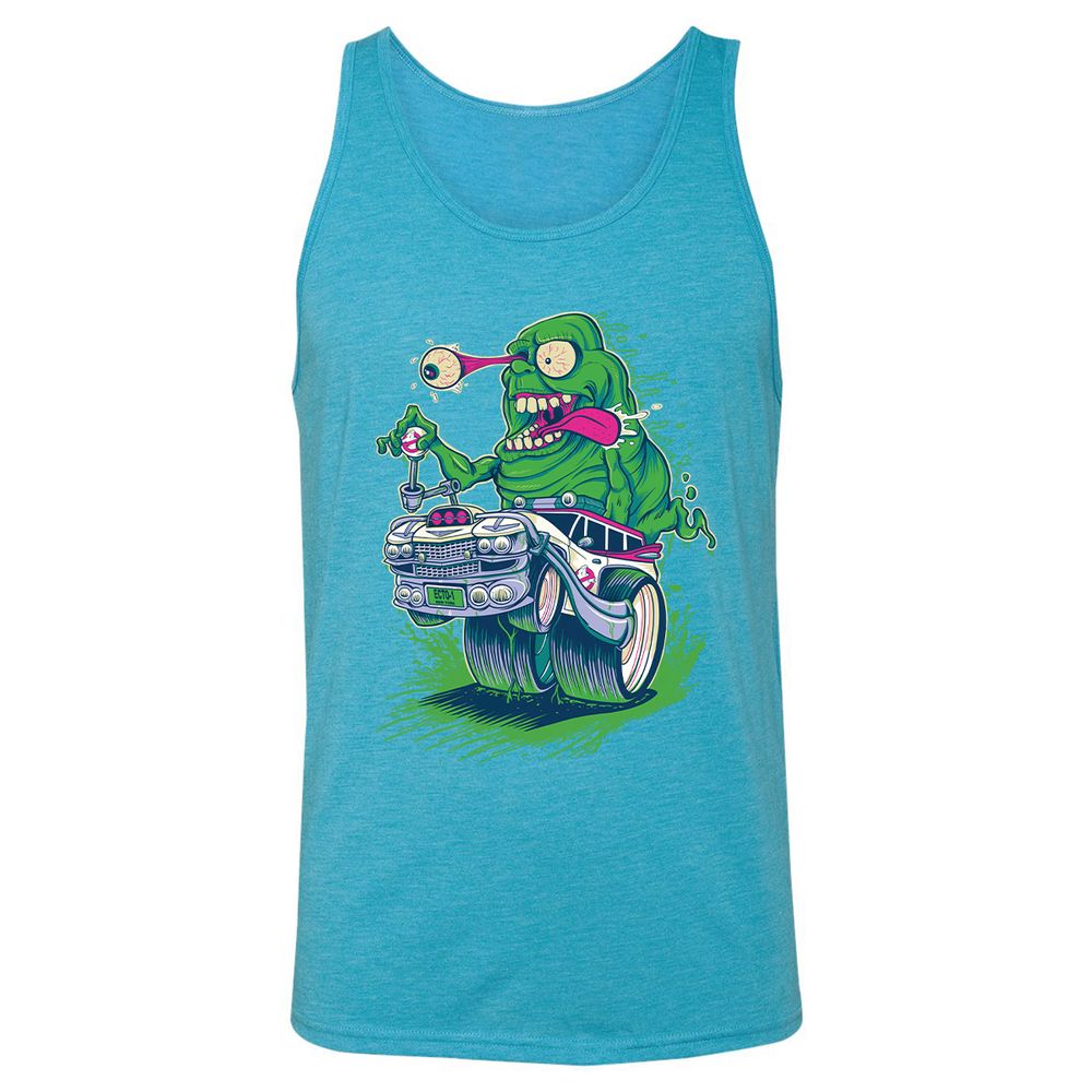 Unisex Jersey Tank - CW8NLBSR - Aqua Triblend - 3