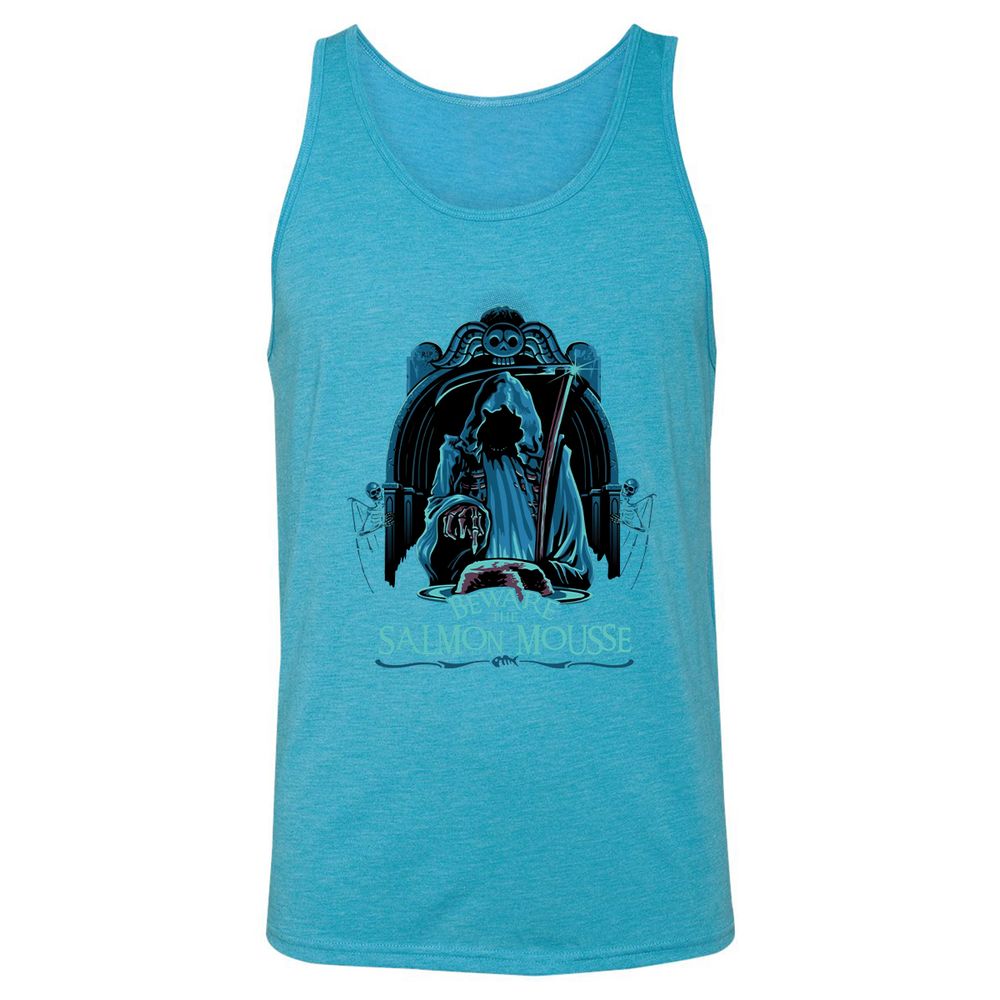 Unisex Jersey Tank - EWZFW89Z - Aqua Triblend - 3
