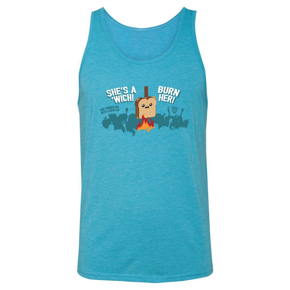 Unisex Jersey Tank - 2PAJL7NZ - Aqua Triblend - 3