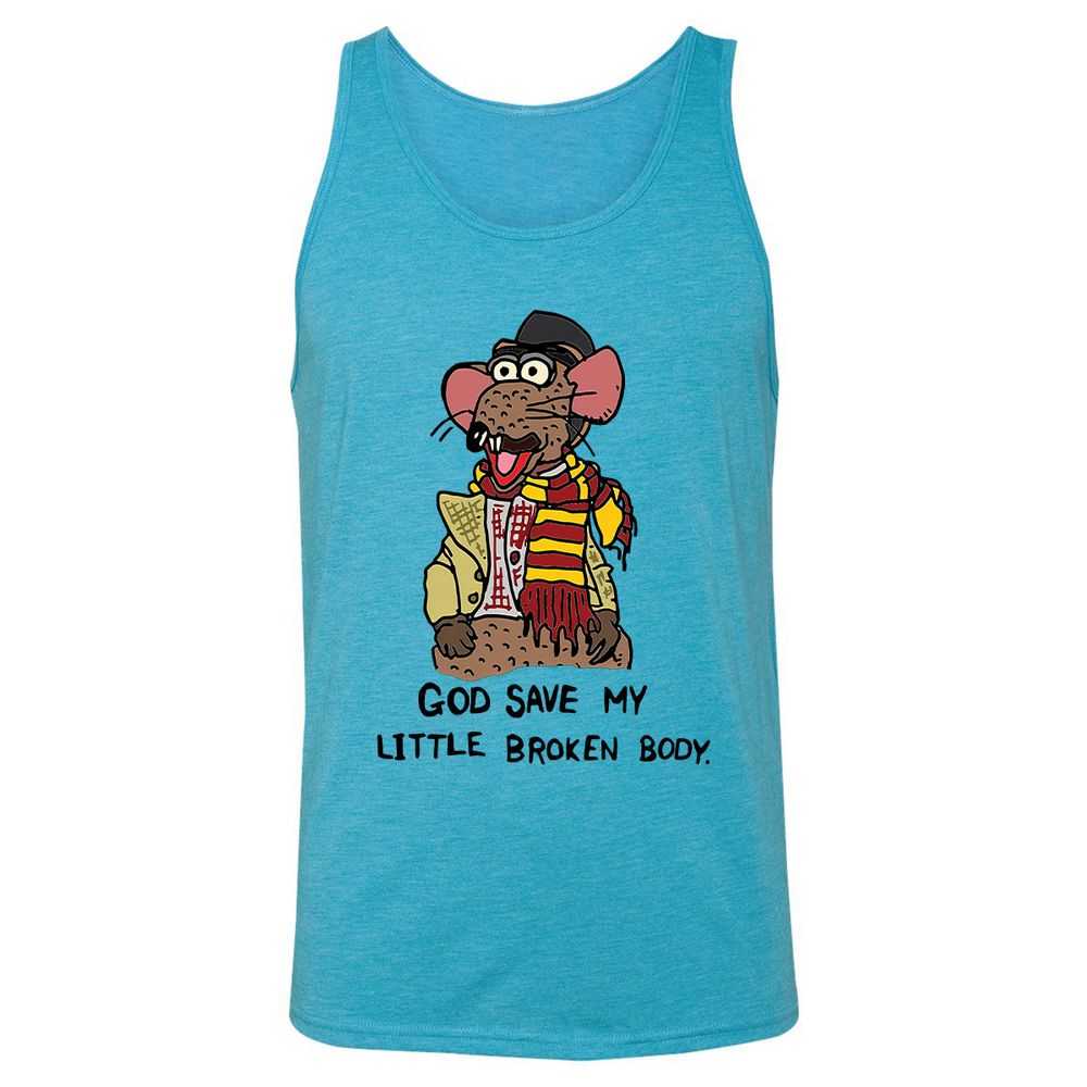 Unisex Jersey Tank - UPKRKM9L - Aqua Triblend - 3