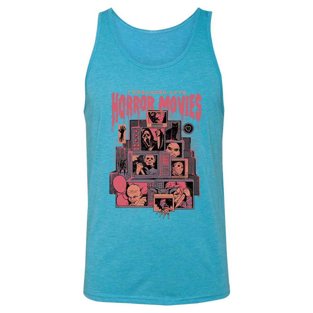 Unisex Jersey Tank - 3UBC1A5K - Aqua Triblend - 3