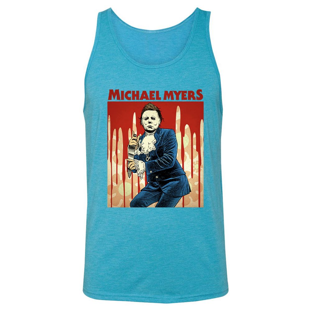 Unisex Jersey Tank - 5FMT27VA - Aqua Triblend - 3