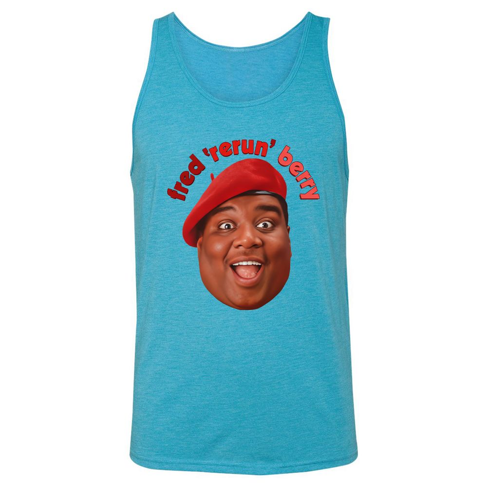 Unisex Jersey Tank - GC8A96SM - Aqua Triblend - 3