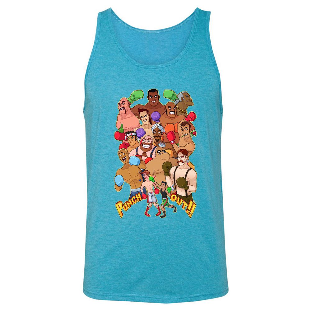 Unisex Jersey Tank - 5RAFG18H - Aqua Triblend - 3