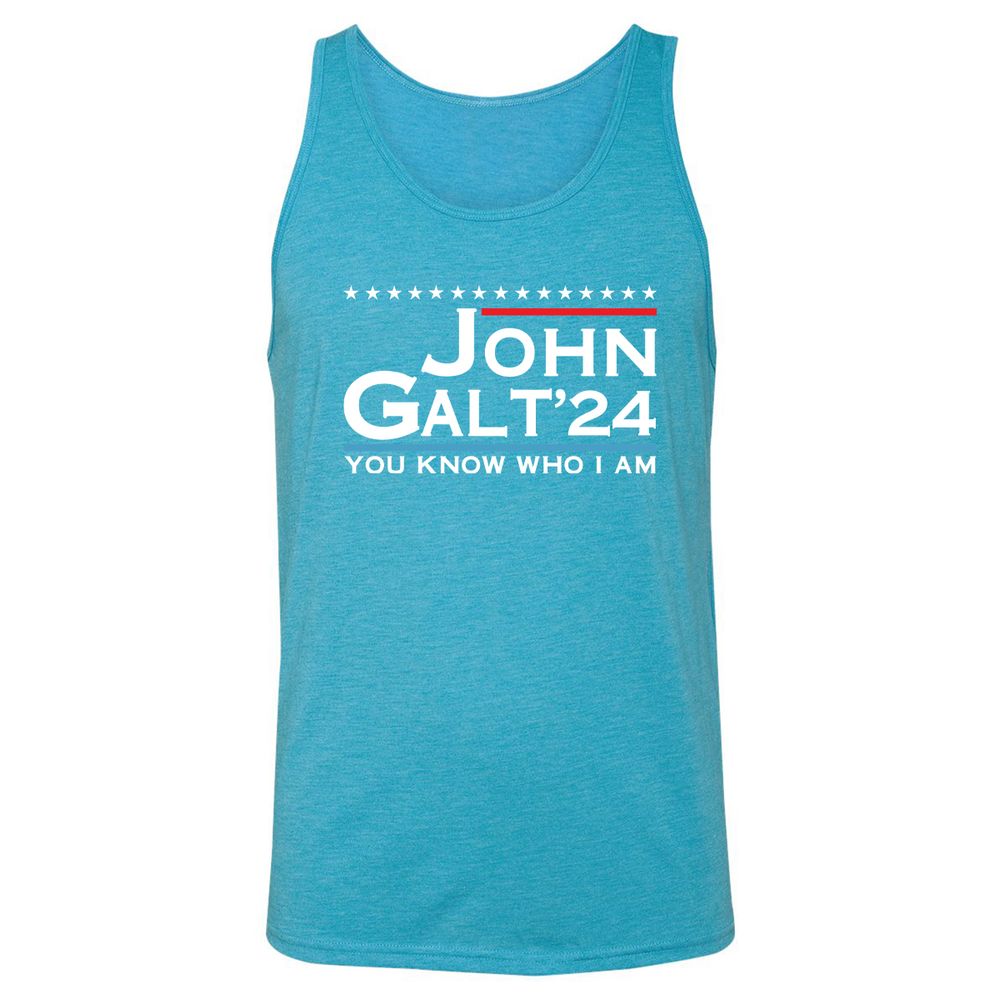 Unisex Jersey Tank - AEQUJ7L4 - Aqua Triblend - 3