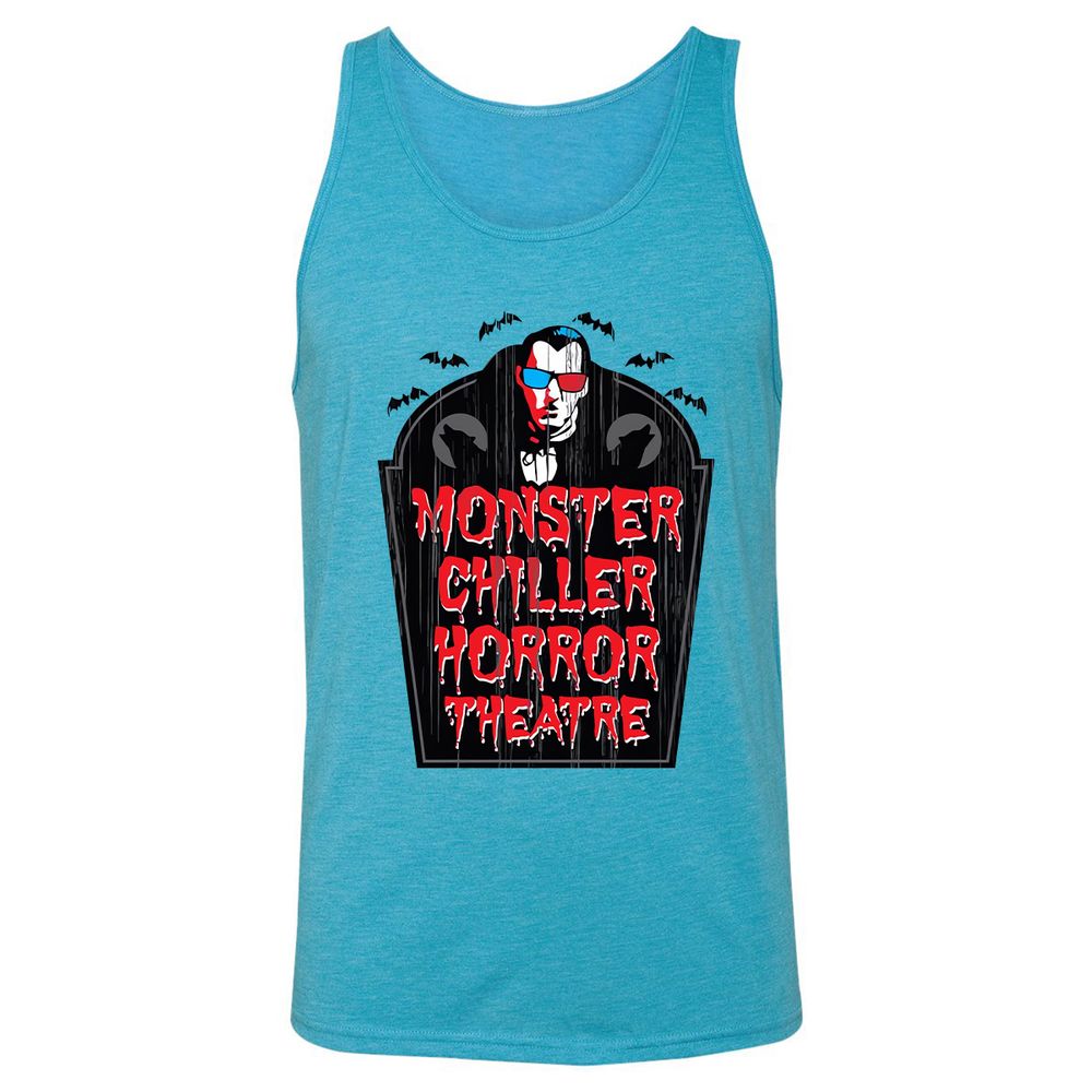 Unisex Jersey Tank - RHKZPHGZ - Aqua Triblend - 3