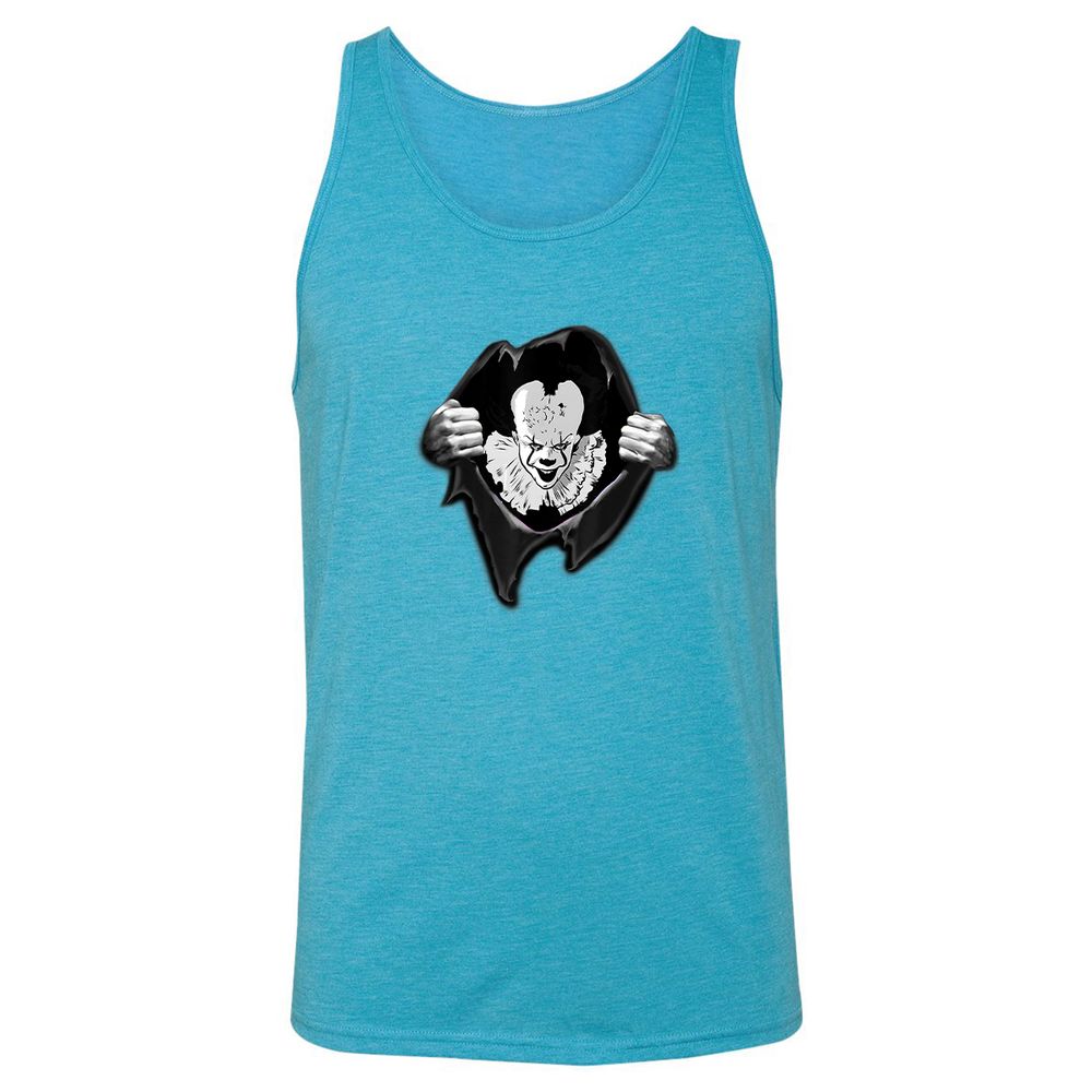 Unisex Jersey Tank - 22T3U8VG - Aqua Triblend - 3