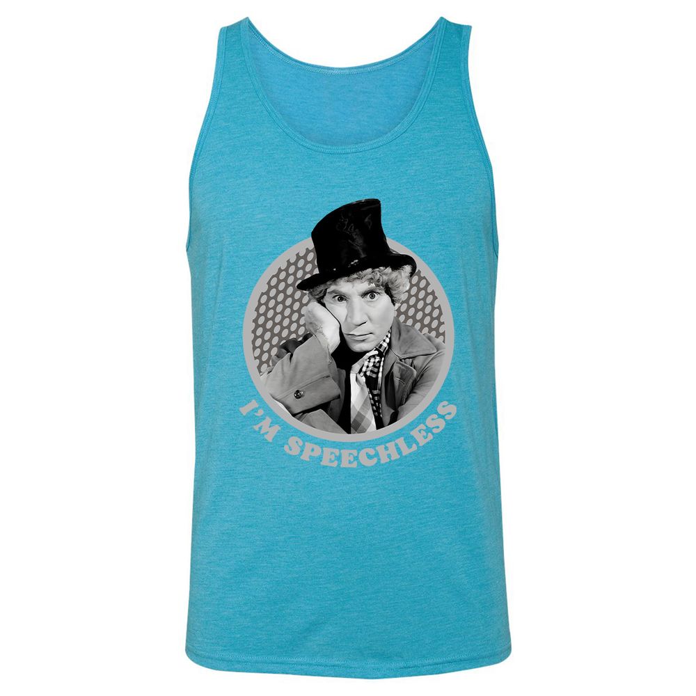 Unisex Jersey Tank - HBN47MNQ - Aqua Triblend - 3