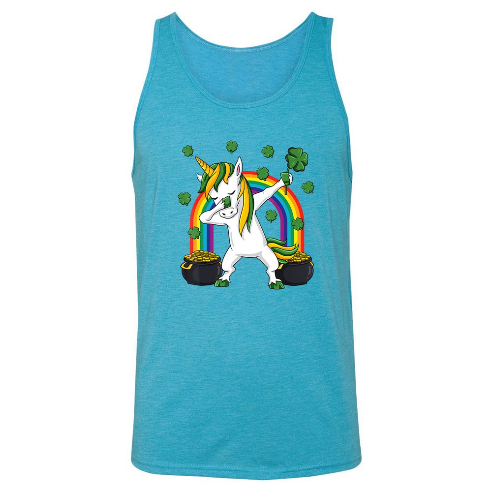 Unisex Jersey Tank - 7FWYRSTQ - Aqua Triblend - 3
