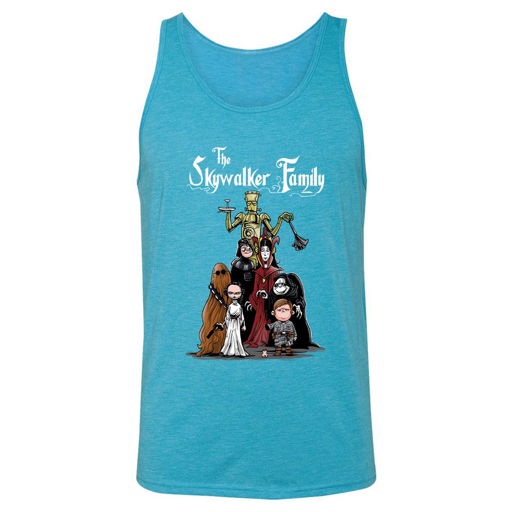 Unisex Jersey Tank - ZXUGA3RM - Aqua Triblend - 3