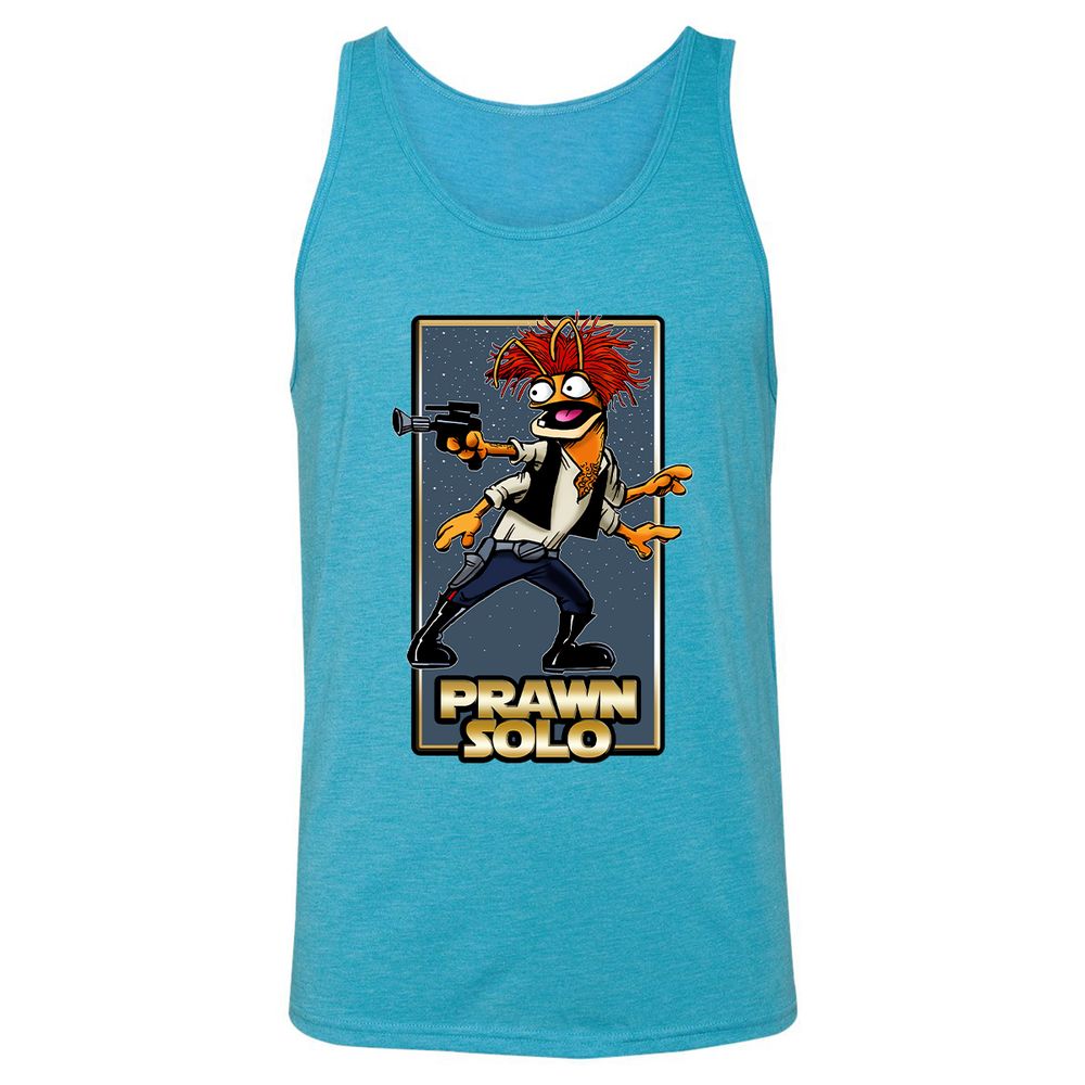 Unisex Jersey Tank - 6ZGQVSW1 - Aqua Triblend - 3