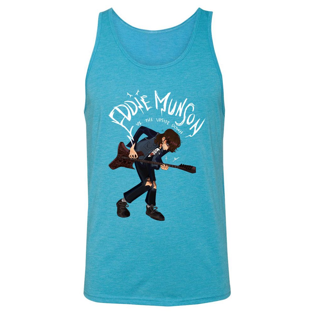 Unisex Jersey Tank - AFM6LL6B - Aqua Triblend - 3