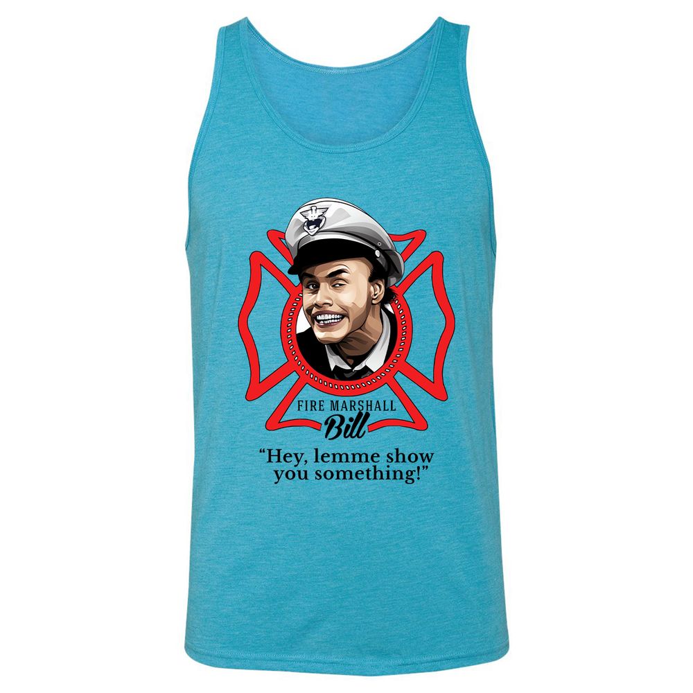 Unisex Jersey Tank - V3QGVTY1 - Aqua Triblend - 3