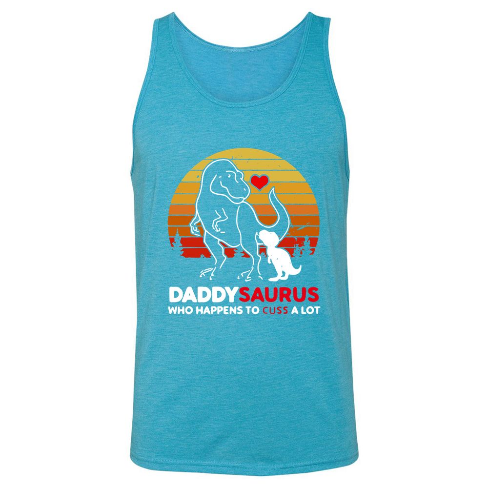 Unisex Jersey Tank - HJEPRXLH - Aqua Triblend - 3