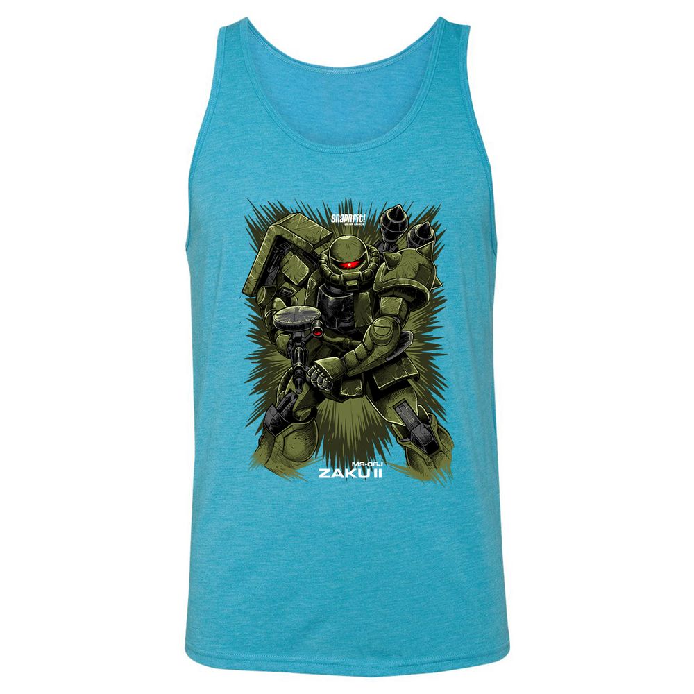 Unisex Jersey Tank - TULTJZD3 - Aqua Triblend - 3