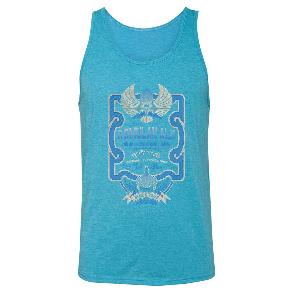Unisex Jersey Tank - XD3ZT1DJ - Aqua Triblend - 3