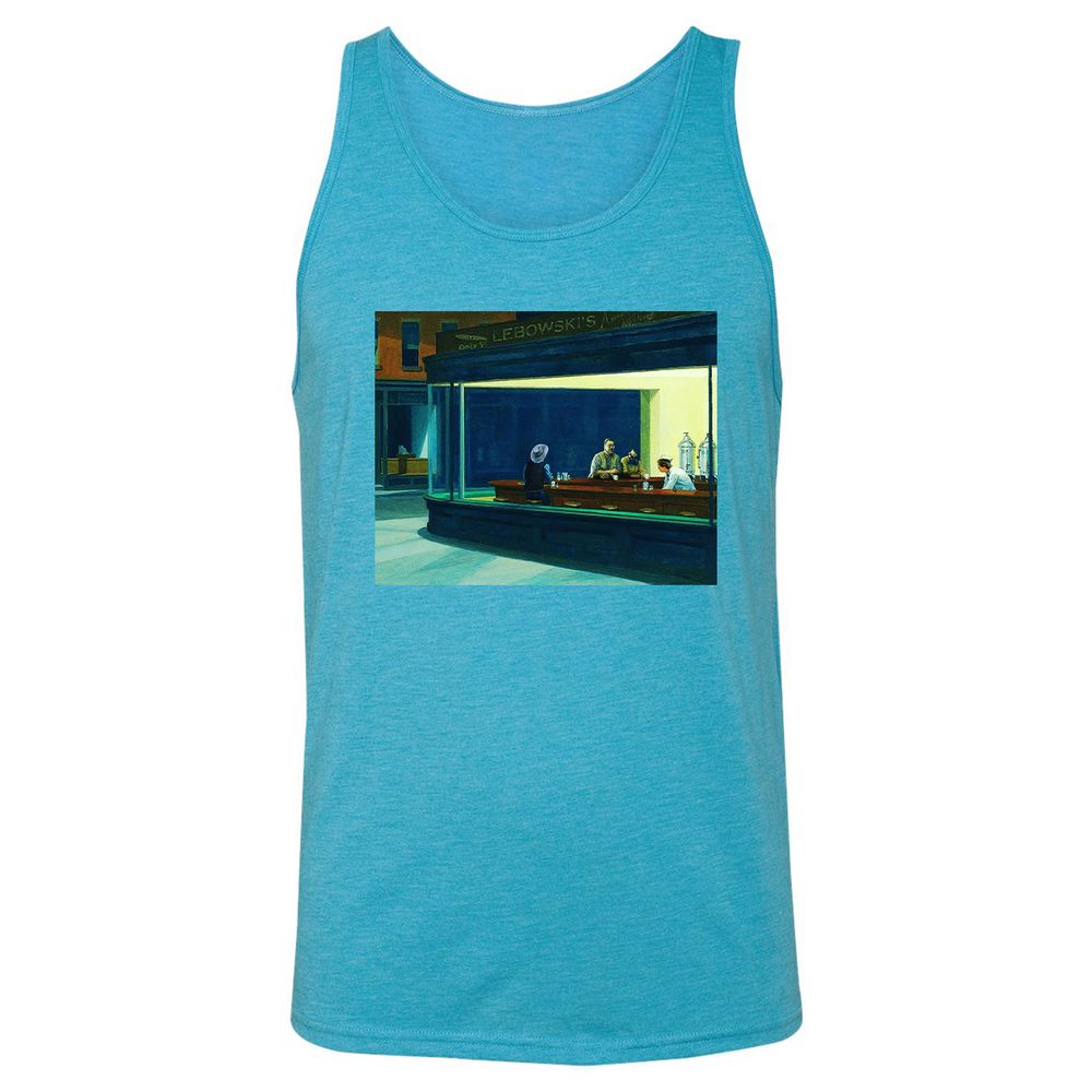 Unisex Jersey Tank - 5YNC74PM - Aqua Triblend - 3