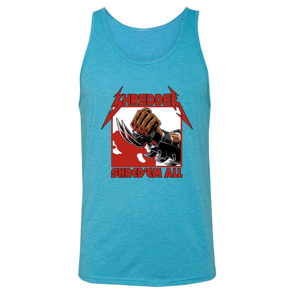 Unisex Jersey Tank - EQYVR939 - Aqua Triblend - 3