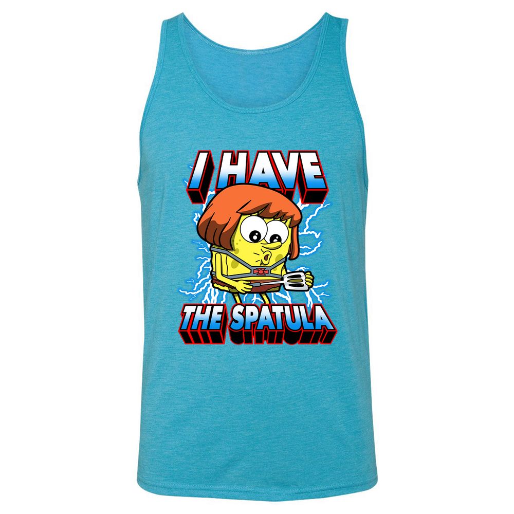 Unisex Jersey Tank - 99EL4ESE - Aqua Triblend - 3