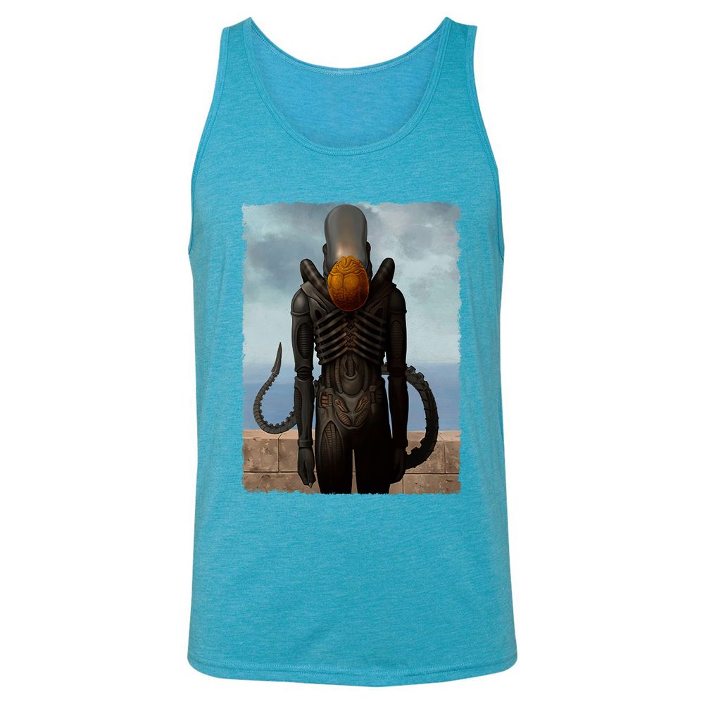 Unisex Jersey Tank - AJH2ZAY4 - Aqua Triblend - 3