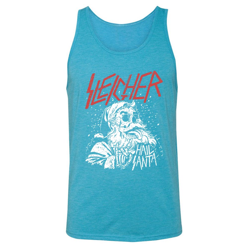 Unisex Jersey Tank - Z5RZRUPT - Aqua Triblend - 3