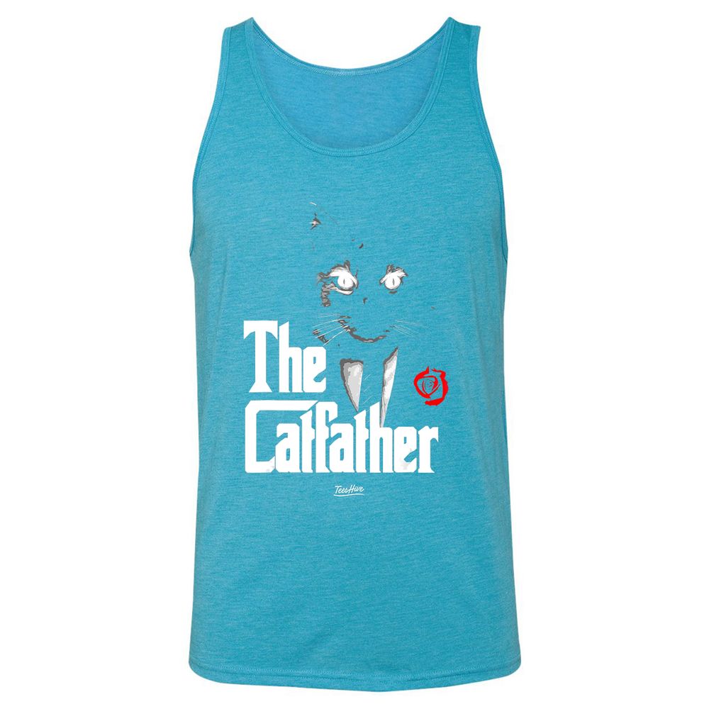 Unisex Jersey Tank - 5TJ5CXHR - Aqua Triblend - 3