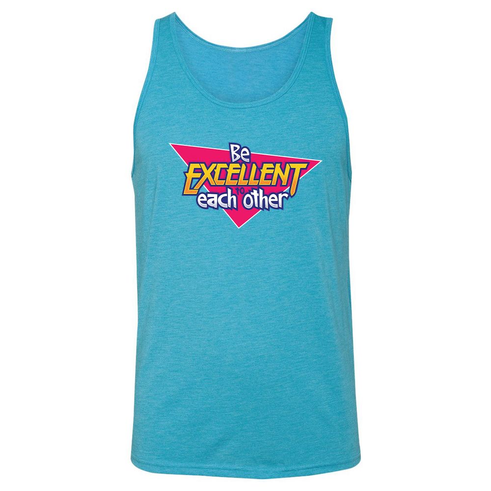 Unisex Jersey Tank - VHYRB3PQ - Aqua Triblend - 3