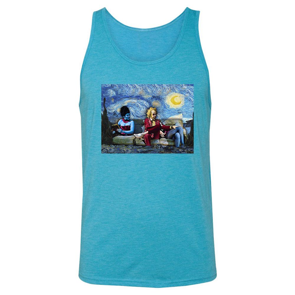 Unisex Jersey Tank - 4TLUEUBX - Aqua Triblend - 3