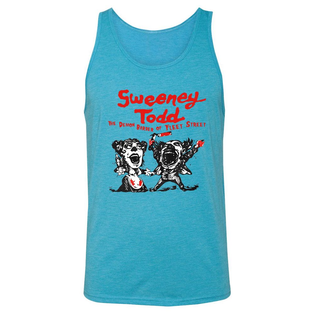 Unisex Jersey Tank - RZ1R2LR5 - Aqua Triblend - 3