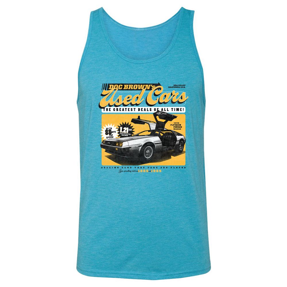 Unisex Jersey Tank - JYX42PAG - Aqua Triblend - 3