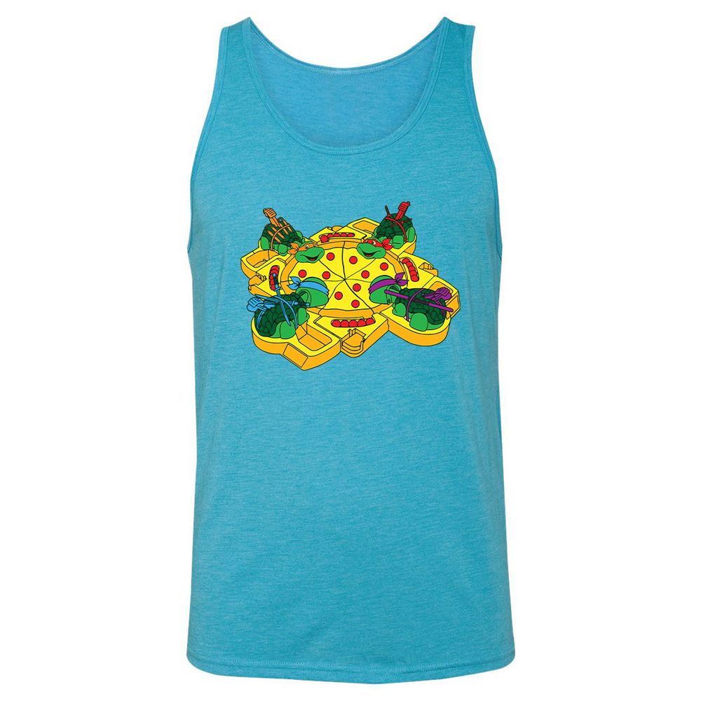 Unisex Jersey Tank - 92FV21NH - Aqua Triblend - 3