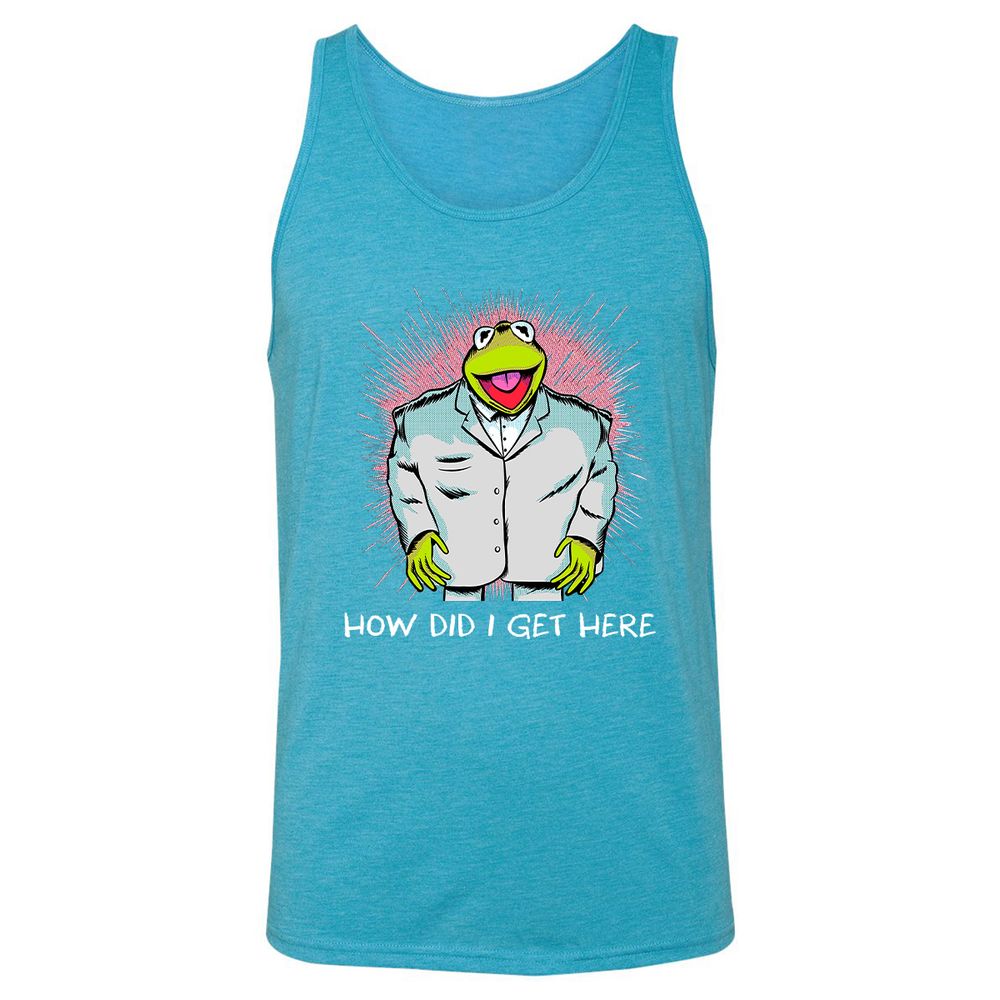 Unisex Jersey Tank - KUNZPMGP - Aqua Triblend - 3