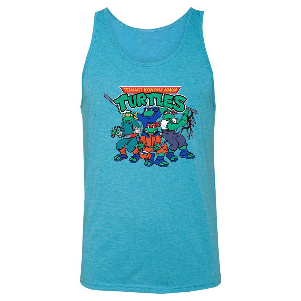 Unisex Jersey Tank - 784RANV2 - Aqua Triblend - 3