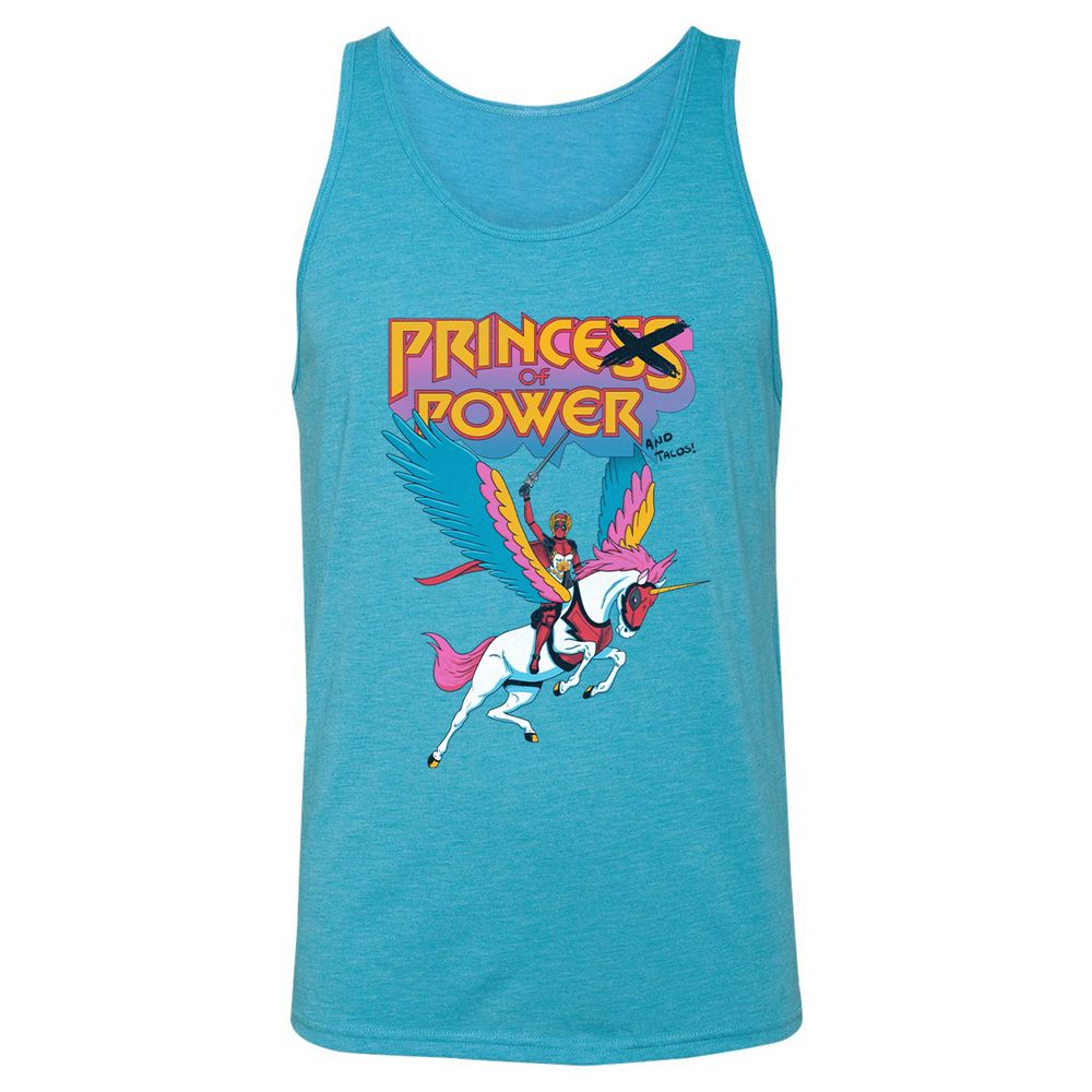 Unisex Jersey Tank - 2UBFYYLL - Aqua Triblend - 3