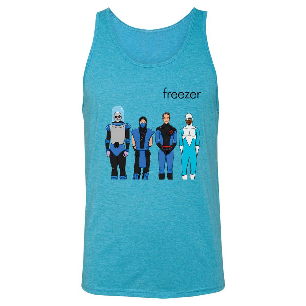 Unisex Jersey Tank - 6AVPZRD8 - Aqua Triblend - 3