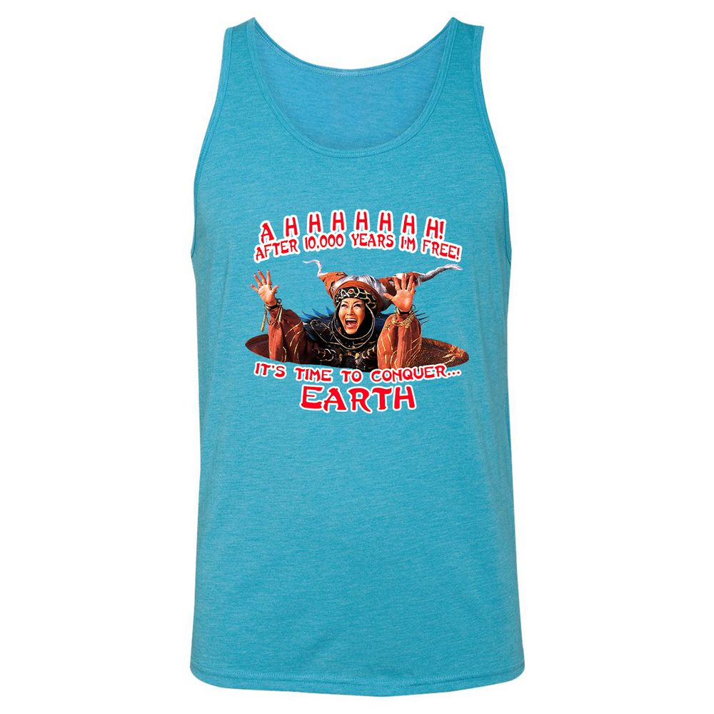Retro Rita Repulsa MMPR - Aqua Triblend - 3