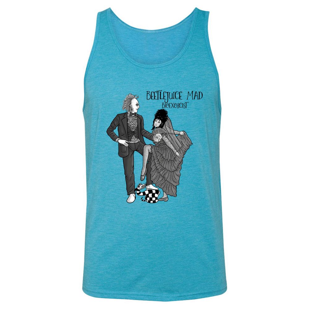 Unisex Jersey Tank - 1P5RJSRH - Aqua Triblend - 3