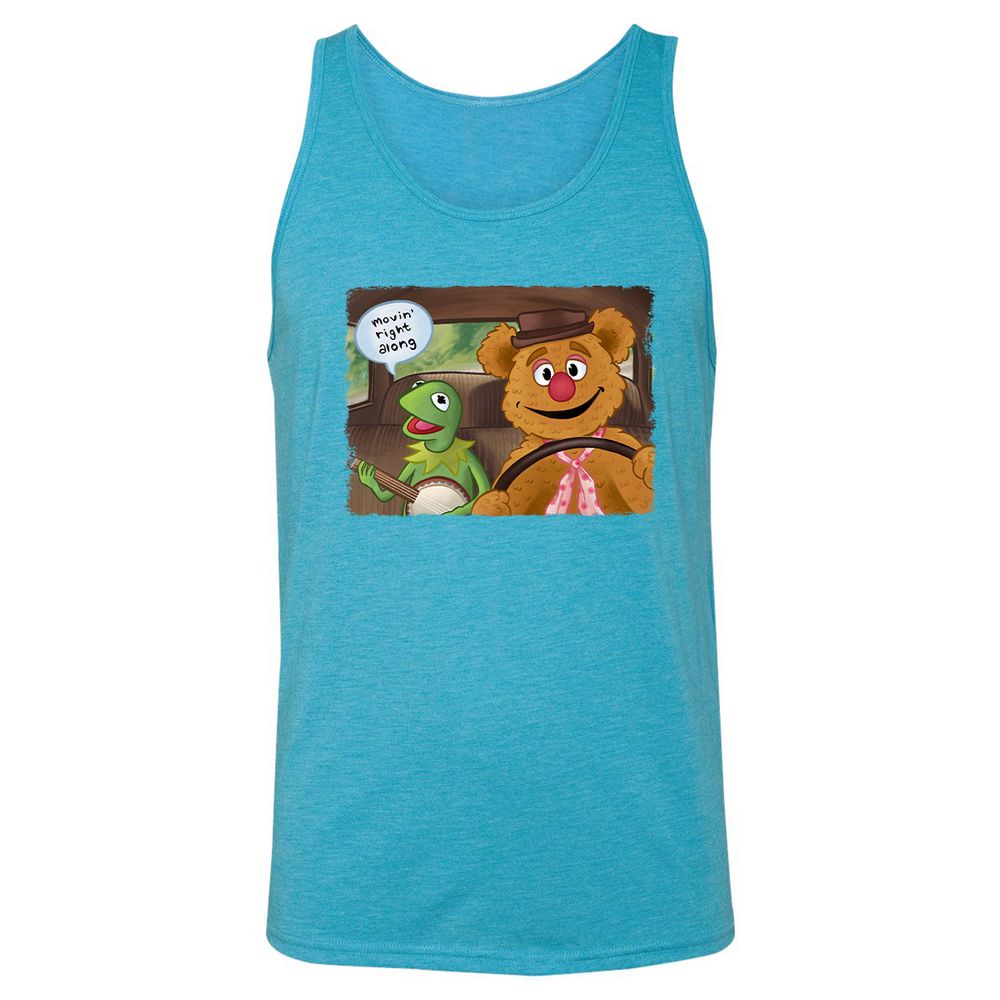 Unisex Jersey Tank - XMXWHJEW - Aqua Triblend - 3
