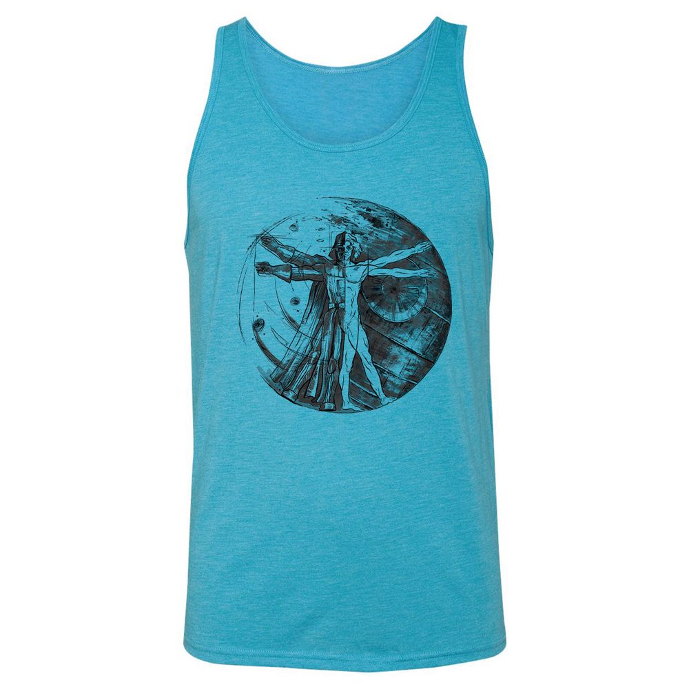 Unisex Jersey Tank - ECPC1UTA - Aqua Triblend - 3