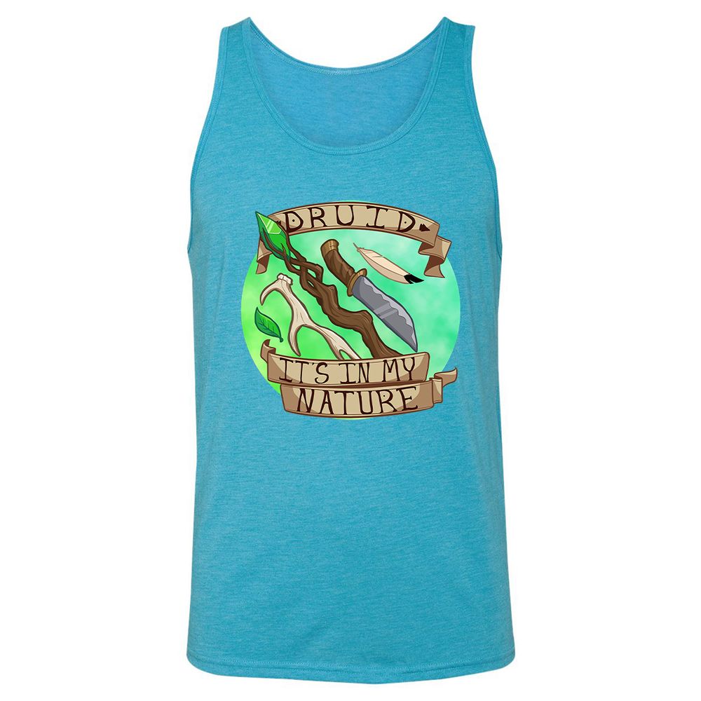 Unisex Jersey Tank - ASDJSX66 - Aqua Triblend - 3