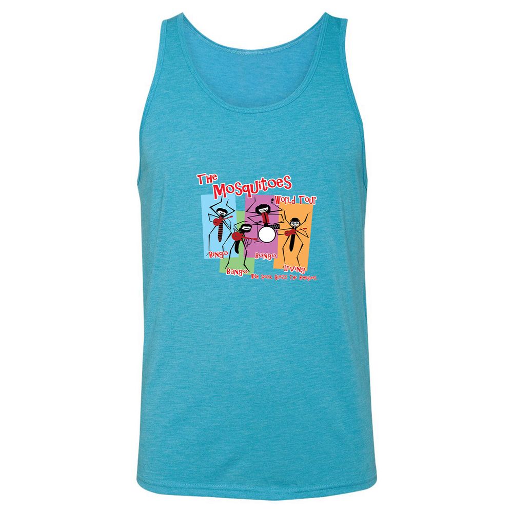 Unisex Jersey Tank - JAMSYBNU - Aqua Triblend - 3