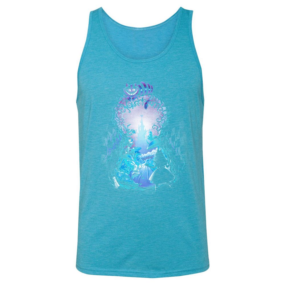 Unisex Jersey Tank - Q3MSL8SA - Aqua Triblend - 3